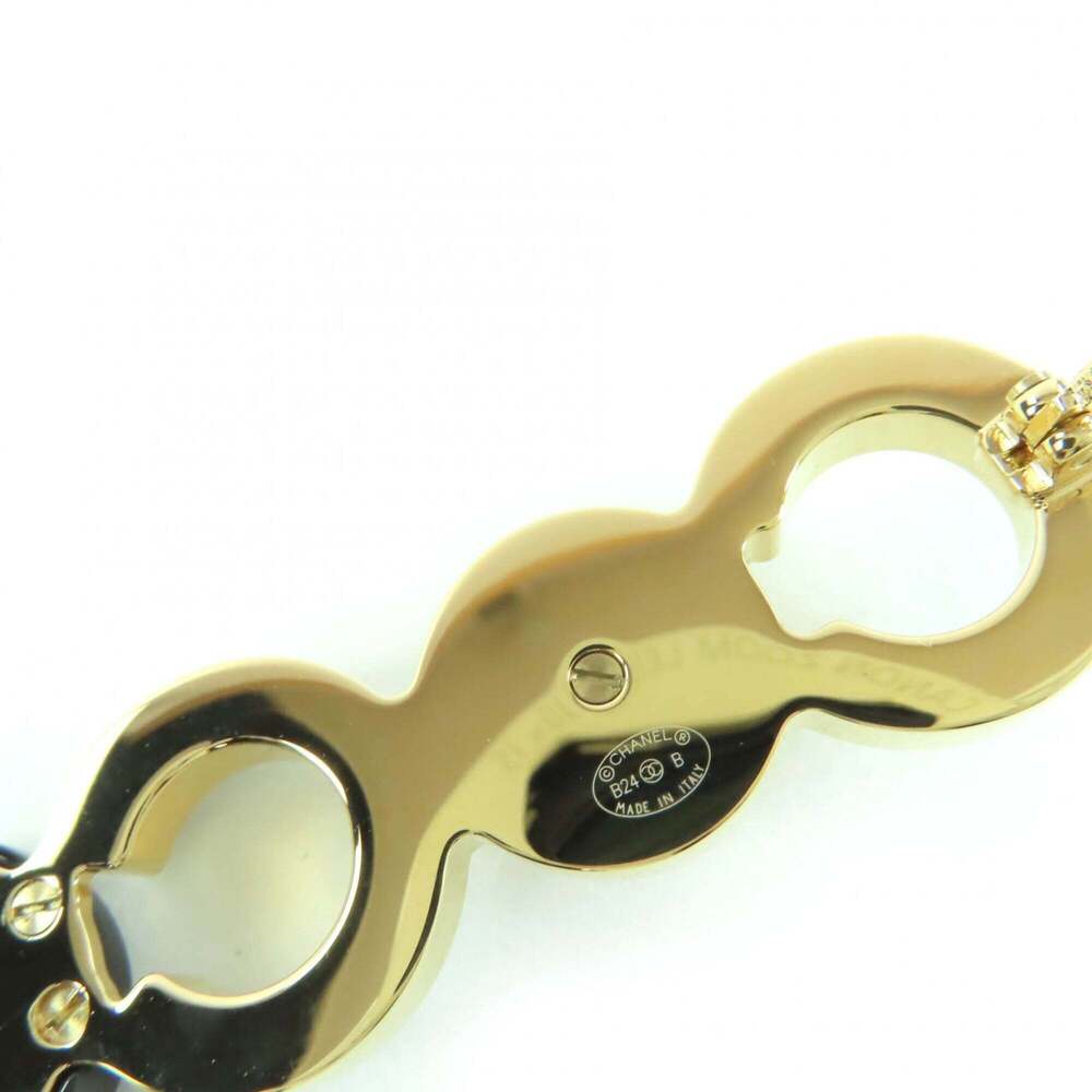 CHANEL Authentic Black Pearl Logo Brooch - Picture 7 of 8